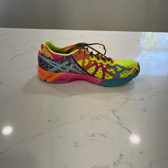 Asics Gel-Noosa Tri 9 Women’s Size 8.5 Multicolor T458N Triathlon Running Shoes - Picture 3 of 10
